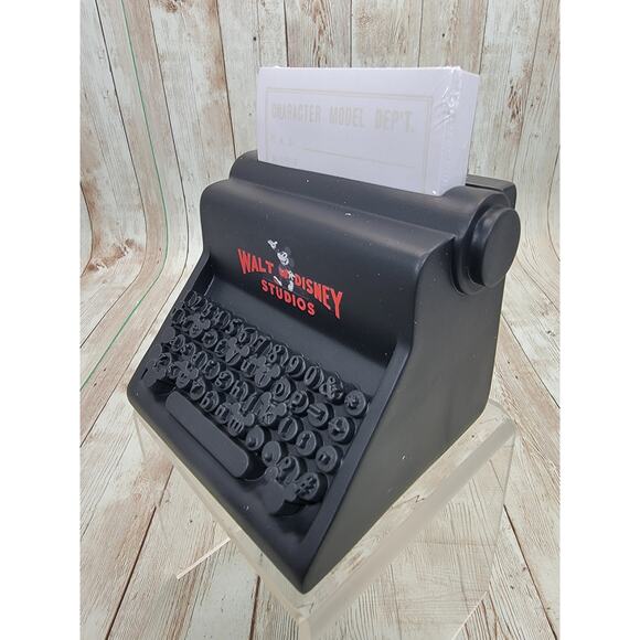 Disney 100 Eras typewriter-Walt Disney Studios Typewriter Sticky Note Holder New - Picture 4 of 5
